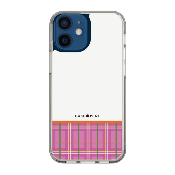 スリムプロテクションケース［ CASEPLAY Tartan Check - Pink ］