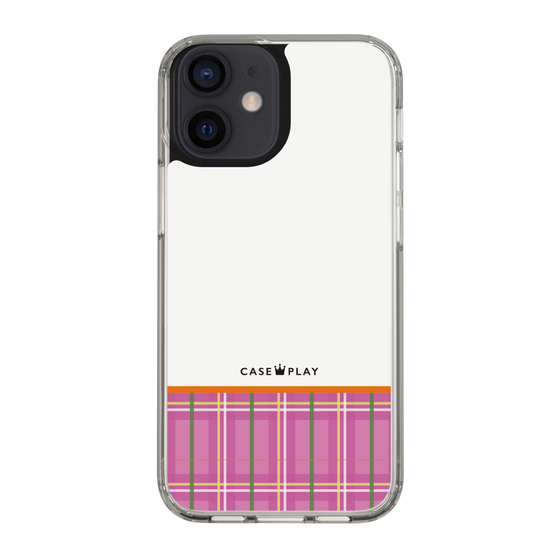 スリムプロテクションケース［ CASEPLAY Tartan Check - Pink ］