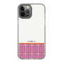 スリムプロテクションケース［ CASEPLAY Tartan Check - Pink ］