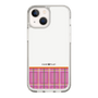 スリムプロテクションケース［ CASEPLAY Tartan Check - Pink ］