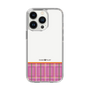 スリムプロテクションケース［ CASEPLAY Tartan Check - Pink ］