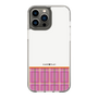 スリムプロテクションケース［ CASEPLAY Tartan Check - Pink ］