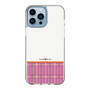 スリムプロテクションケース［ CASEPLAY Tartan Check - Pink ］