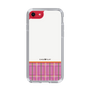 スリムプロテクションケース［ CASEPLAY Tartan Check - Pink ］