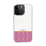 スリムプロテクションケース［ CASEPLAY Tartan Check - Pink ］