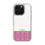 スリムプロテクションケース［ CASEPLAY Tartan Check - Pink ］