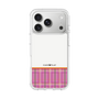 スリムプロテクションケース［ CASEPLAY Tartan Check - Pink ］