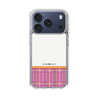 スリムプロテクションケース［ CASEPLAY Tartan Check - Pink ］