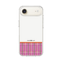 スリムプロテクションケース［ CASEPLAY Tartan Check - Pink ］