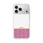 スリムプロテクションケース［ CASEPLAY Tartan Check - Pink ］