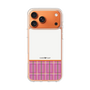 スリムプロテクションケース［ CASEPLAY Tartan Check - Pink ］