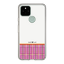 スリムプロテクションケース［ CASEPLAY Tartan Check - Pink ］