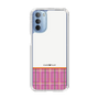 スリムプロテクションケース［ CASEPLAY Tartan Check - Pink ］