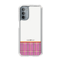 スリムプロテクションケース［ CASEPLAY Tartan Check - Pink ］