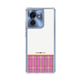 スリムプロテクションケース［ CASEPLAY Tartan Check - Pink ］
