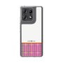 スリムプロテクションケース［ CASEPLAY Tartan Check - Pink ］