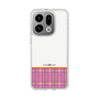 スリムプロテクションケース［ CASEPLAY Tartan Check - Pink ］