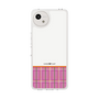 スリムプロテクションケース［ CASEPLAY Tartan Check - Pink ］