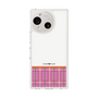 スリムプロテクションケース［ CASEPLAY Tartan Check - Pink ］