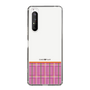 スリムプロテクションケース［ CASEPLAY Tartan Check - Pink ］