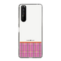 スリムプロテクションケース［ CASEPLAY Tartan Check - Pink ］