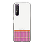 スリムプロテクションケース［ CASEPLAY Tartan Check - Pink ］