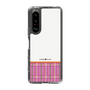 スリムプロテクションケース［ CASEPLAY Tartan Check - Pink ］