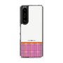 スリムプロテクションケース［ CASEPLAY Tartan Check - Pink ］