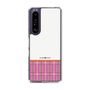 スリムプロテクションケース［ CASEPLAY Tartan Check - Pink ］