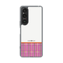 スリムプロテクションケース［ CASEPLAY Tartan Check - Pink ］