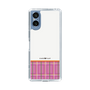 スリムプロテクションケース［ CASEPLAY Tartan Check - Pink ］