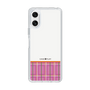 スリムプロテクションケース［ CASEPLAY Tartan Check - Pink ］