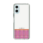 スリムプロテクションケース［ CASEPLAY Tartan Check - Pink ］