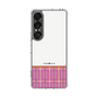 スリムプロテクションケース［ CASEPLAY Tartan Check - Pink ］