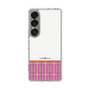 スリムプロテクションケース［ CASEPLAY Tartan Check - Pink ］