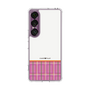 スリムプロテクションケース［ CASEPLAY Tartan Check - Pink ］