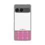 スリムプロテクションケース［ CASEPLAY Tartan Check - Pink ］