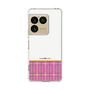 スリムプロテクションケース［ CASEPLAY Tartan Check - Pink ］