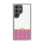 スリムプロテクションケース［ CASEPLAY Tartan Check - Pink ］