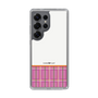 スリムプロテクションケース［ CASEPLAY Tartan Check - Pink ］