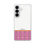スリムプロテクションケース［ CASEPLAY Tartan Check - Pink ］