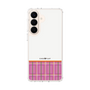 スリムプロテクションケース［ CASEPLAY Tartan Check - Pink ］