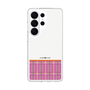 スリムプロテクションケース［ CASEPLAY Tartan Check - Pink ］