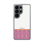 スリムプロテクションケース［ CASEPLAY Tartan Check - Pink ］