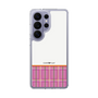 スリムプロテクションケース［ CASEPLAY Tartan Check - Pink ］