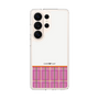 スリムプロテクションケース［ CASEPLAY Tartan Check - Pink ］