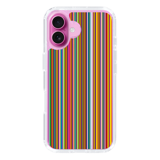 スリムプロテクションケース［ Colorful Stripe ］