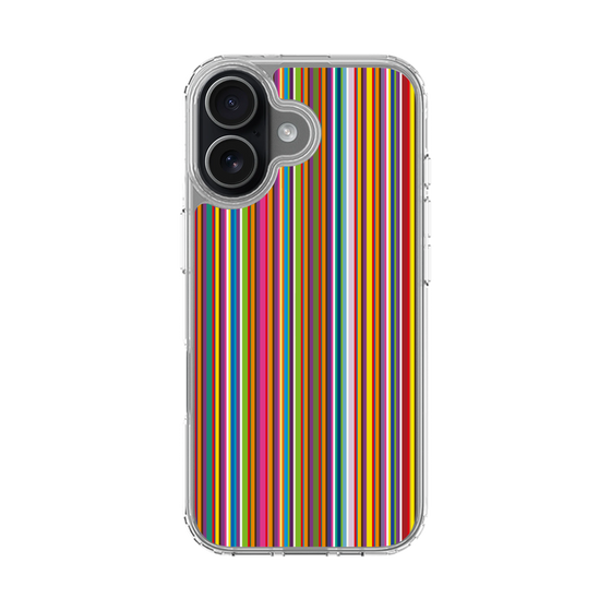スリムプロテクションケース［ Colorful Stripe ］