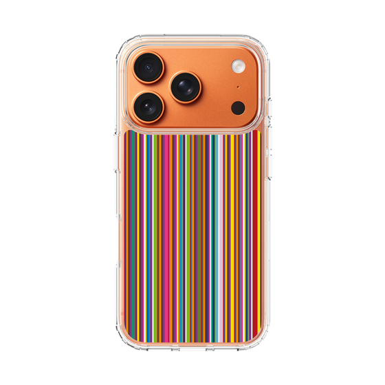 スリムプロテクションケース［ Colorful Stripe ］