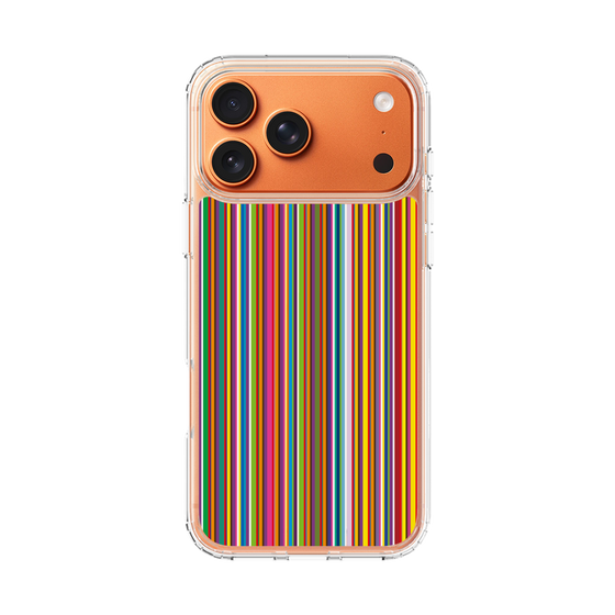 スリムプロテクションケース［ Colorful Stripe ］